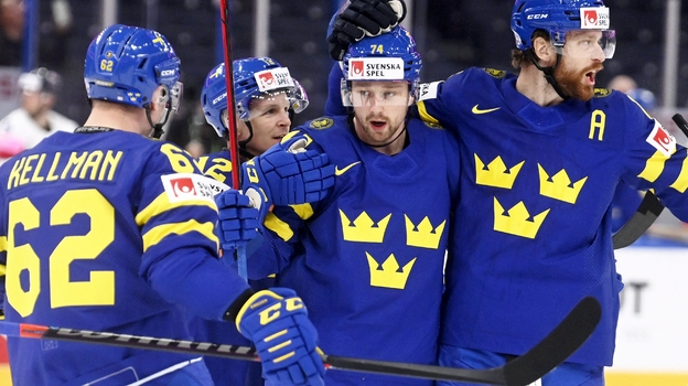 Сборная Швеции уверенно обыграла команду Латвии в матче чемпионата мира