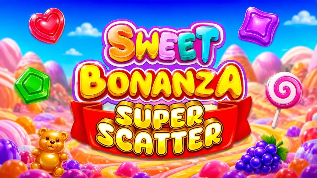 Sweet Bonanza Super Scatter logo