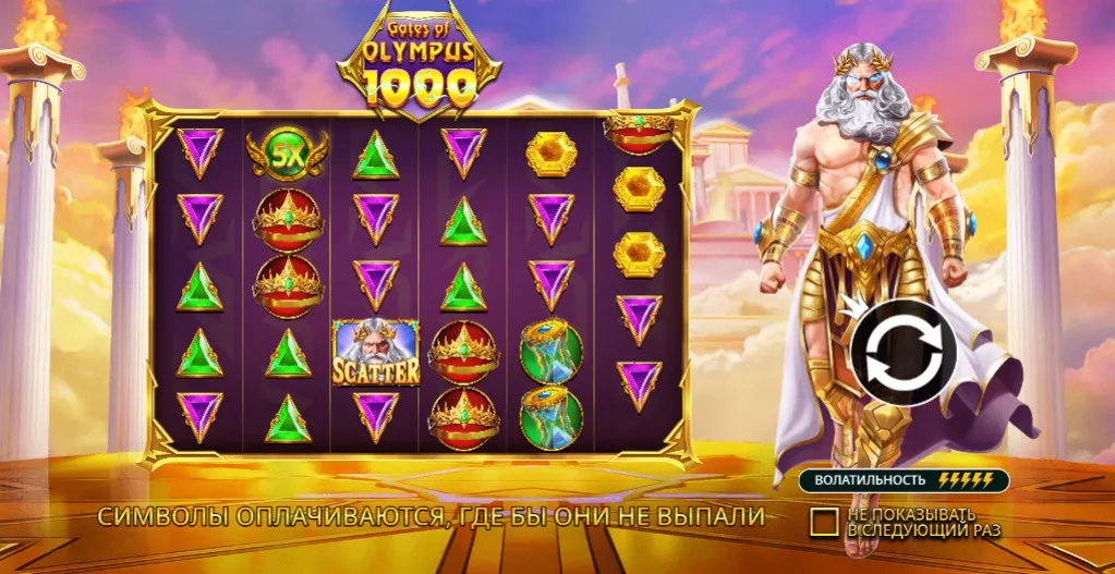 Gates of Olympus 1000 logo