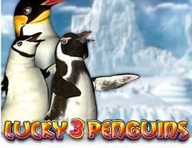 Lucky 3 Penguins logo