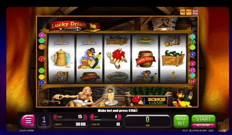 игровой автомат Lucky Drink онлайн бесплатно
