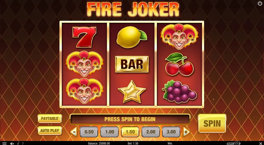 Графика Fire joker
