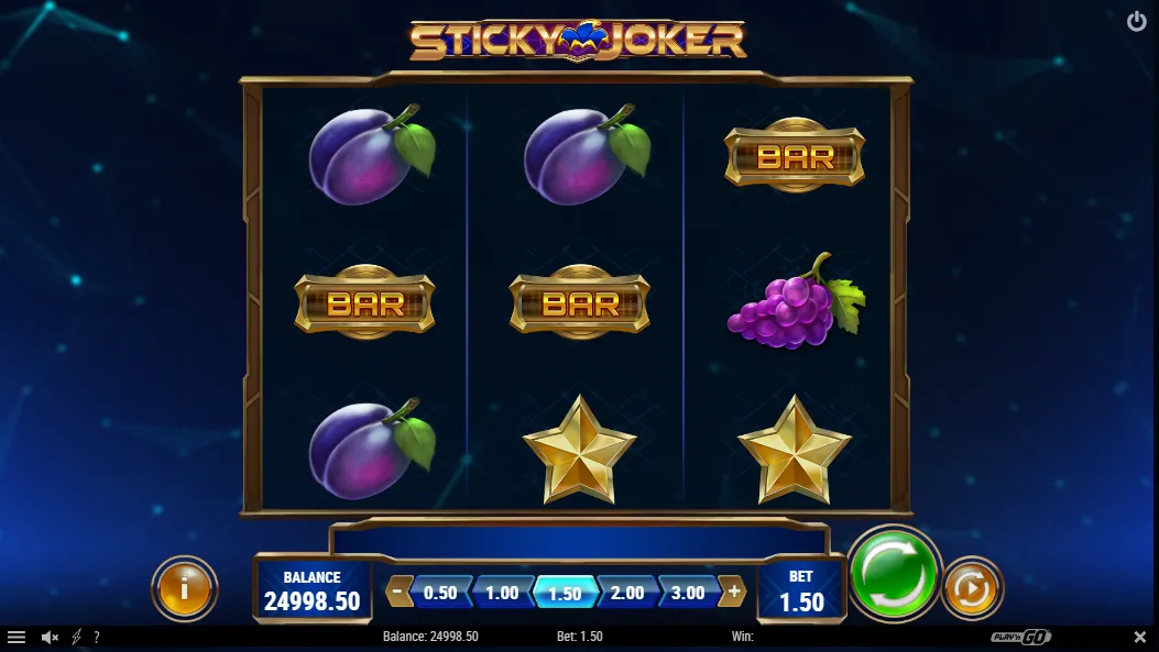 Sticky Joker игровое поле