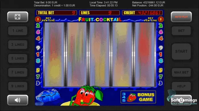 игровой автомат Fruit Cocktail в demo