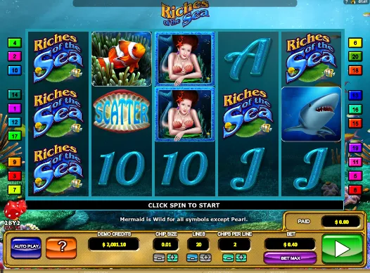 Riches of the Sea игровое поле