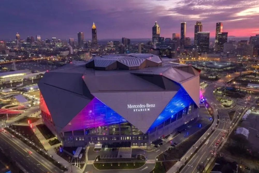 «Mercedes-Benz Stadium» открыли в 2017 году. Фото: ФК «Челси»