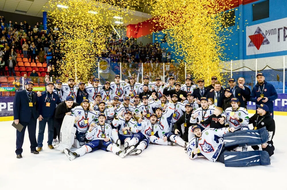 «Металлург» вновь чемпион Беларуси! Фото: ФХРБ