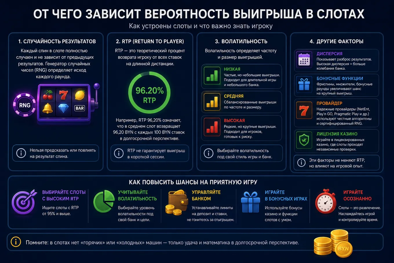 вероятность выигрыша в онлайн казино