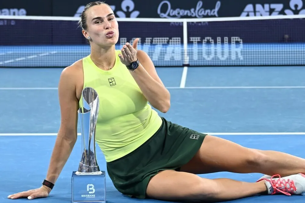 Арина Соболенко снова стала победительницей в Брисбене. Фото: WTA