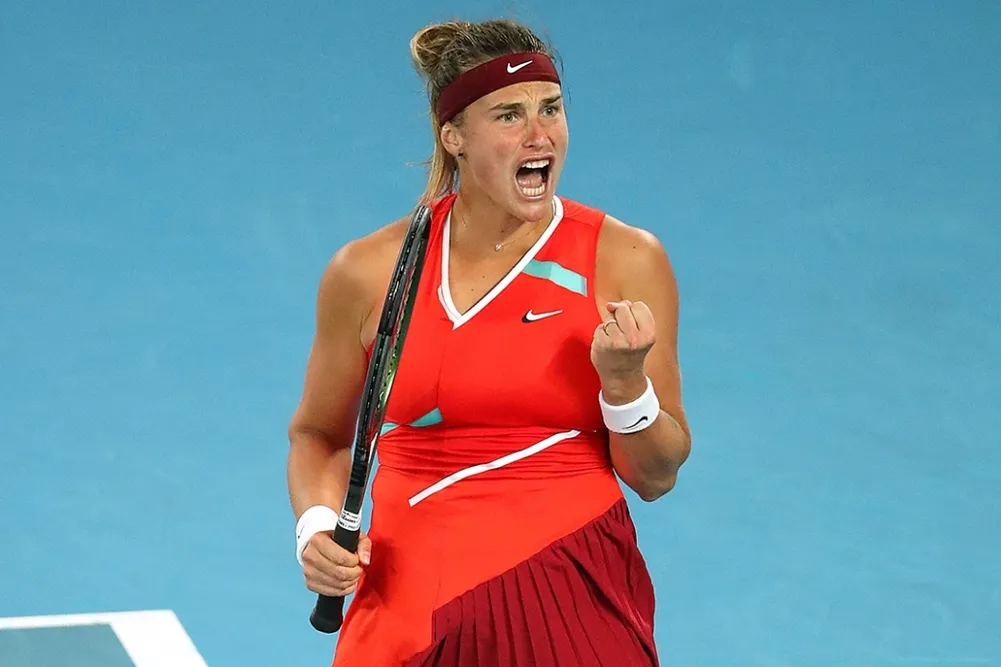 Эмоциональная Арина в 2022 году. Фото: официальный сайт Australian Open