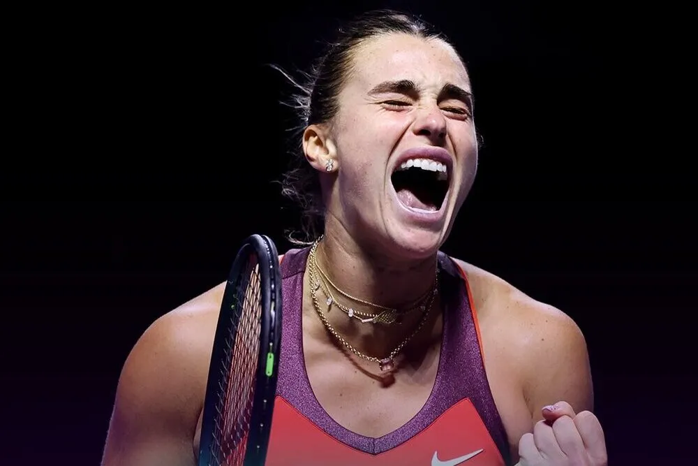 Белоруска как всегда эмоциональна на корте. Фото: WTA