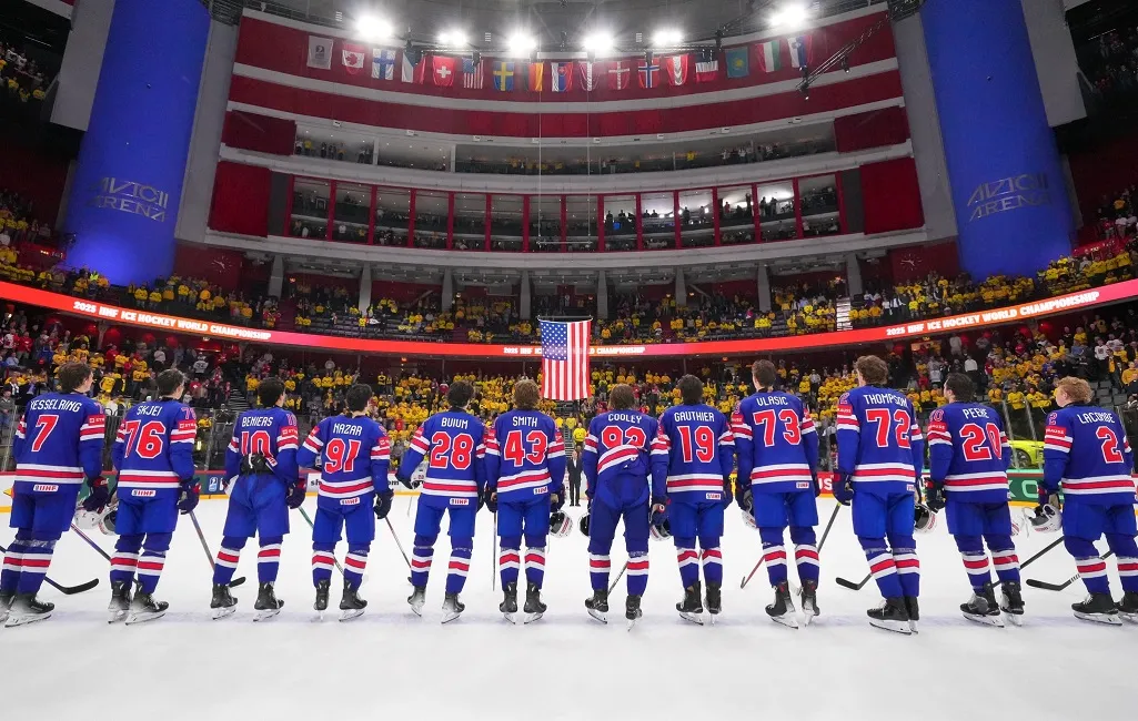 Американцы готовы дать бой сопернику. Фото: USA Hockey