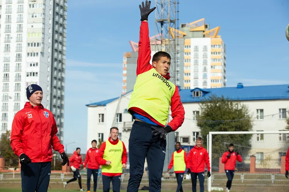 Подготовка к матчу. Фото: ФК «Минск»