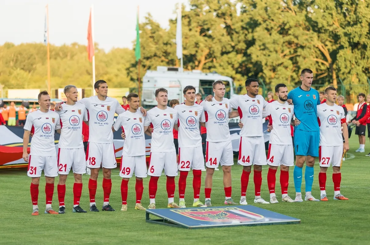 У мозырян пока три победы в чемпионате. Фото: ФК «Славия»