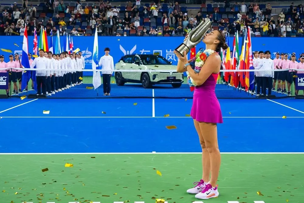 Арина Соболенко три раза побеждала в Ухане. Фото: WTA