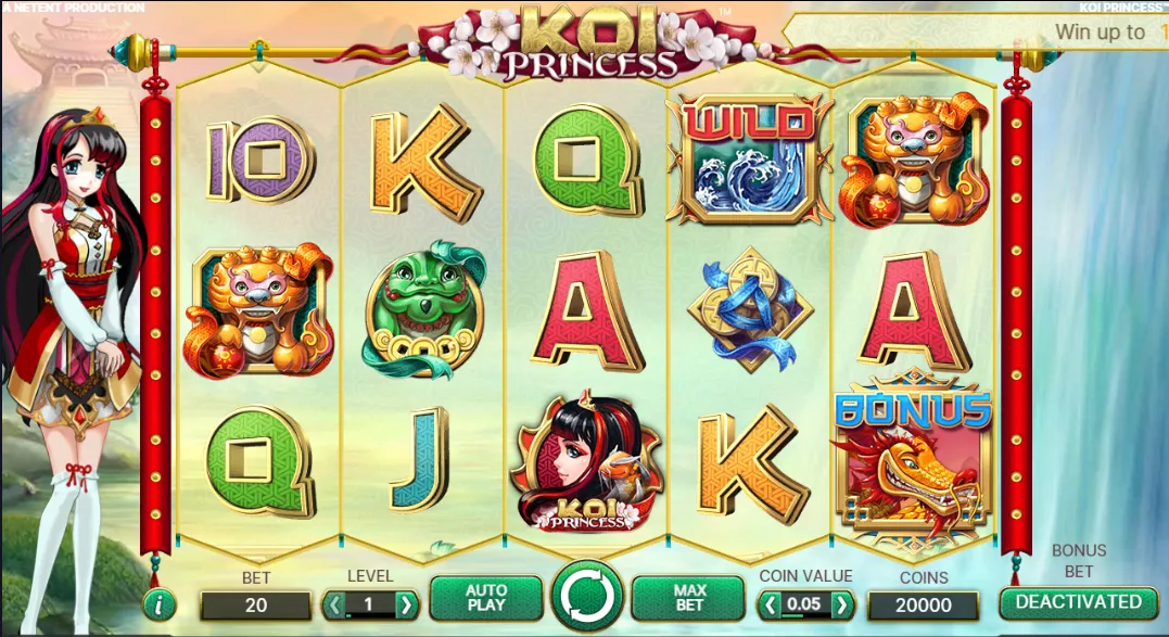 Игровое поле Koi Princess
