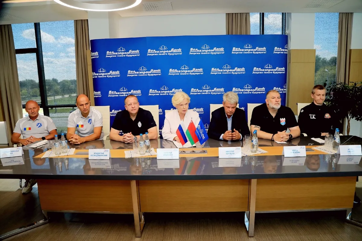 Пресс-конференция перед стартом турнира. Фото: БГК «Мешков Брест»