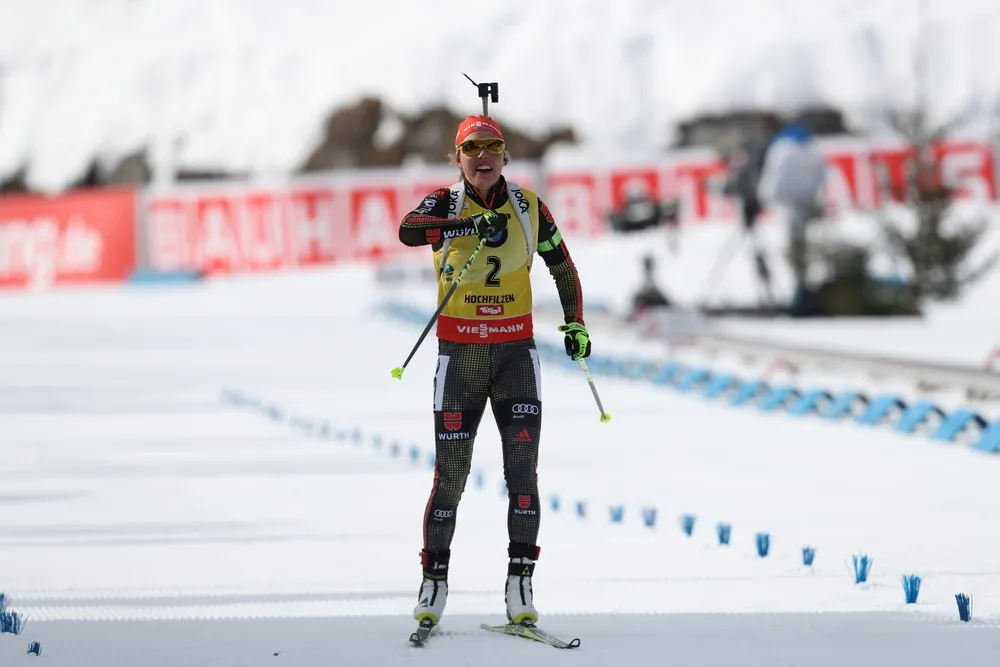 У немки два олимпийских золота и семь побед на чемпионатах мира. Фото: IBU