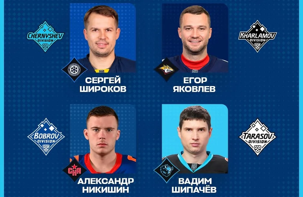 Капитан команд на Матче всех звезд КХЛ. Фото: КХЛ