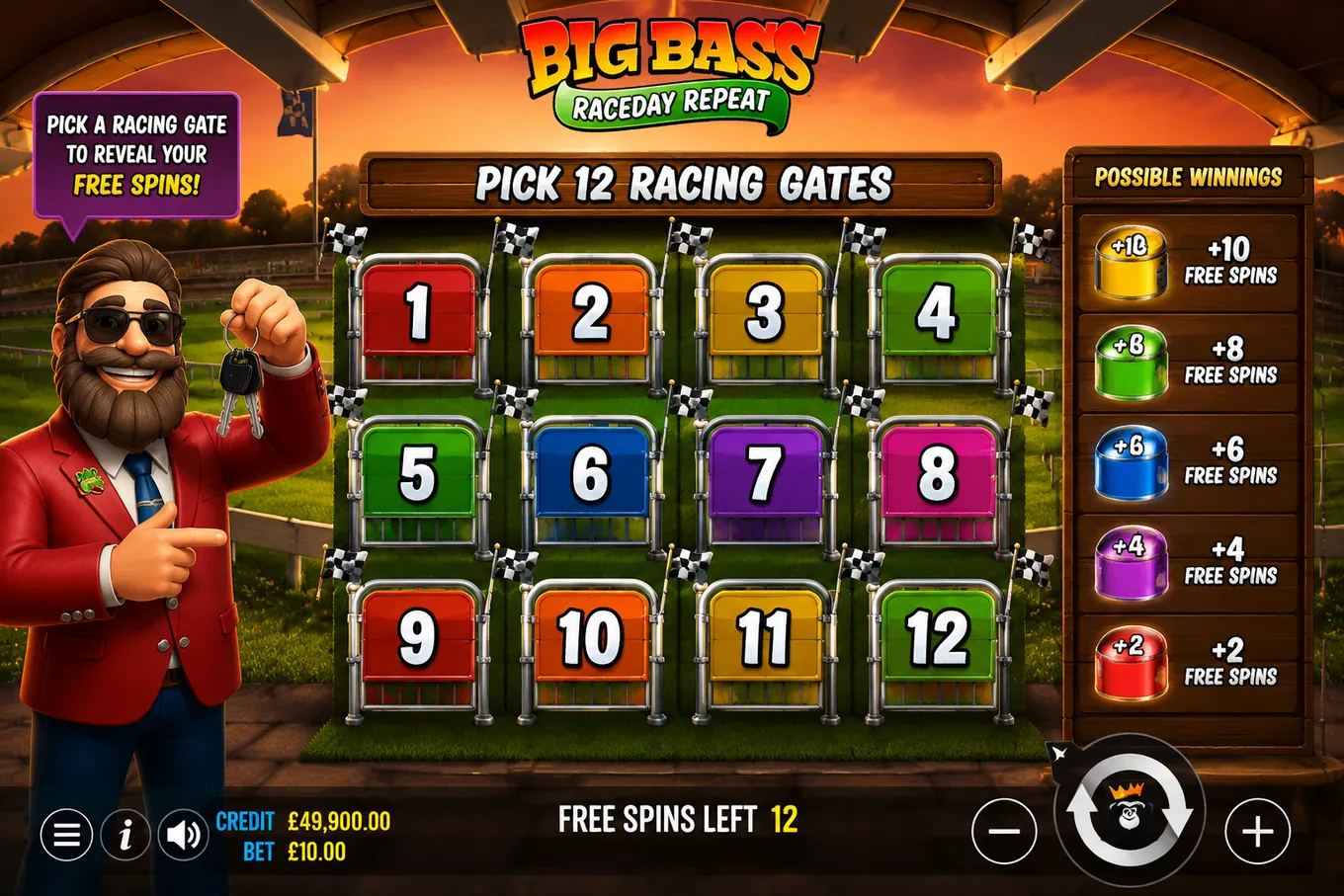 Big Bass Raceday Repeat