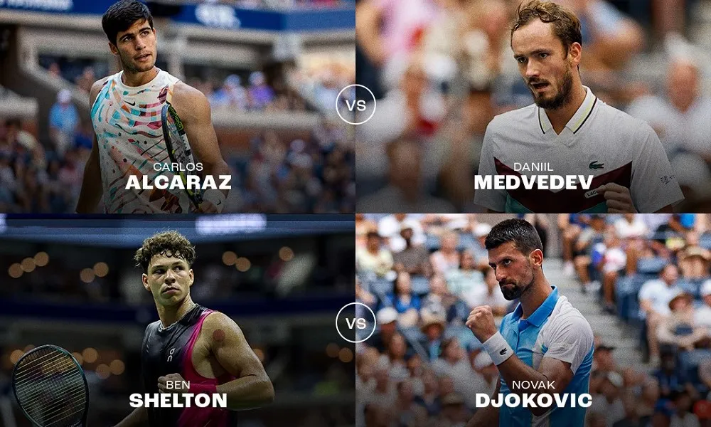 Полуфиналы US Open. Фото: ATP