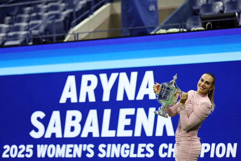 Арина Соболенко второй раз взяла титул на US Open. Фото: WTA