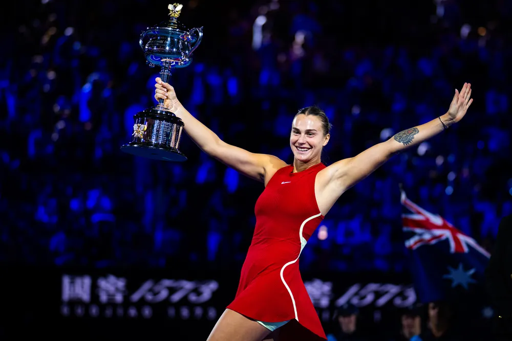 Победа Арины Соболенко на AO-2024. Фото: WTA