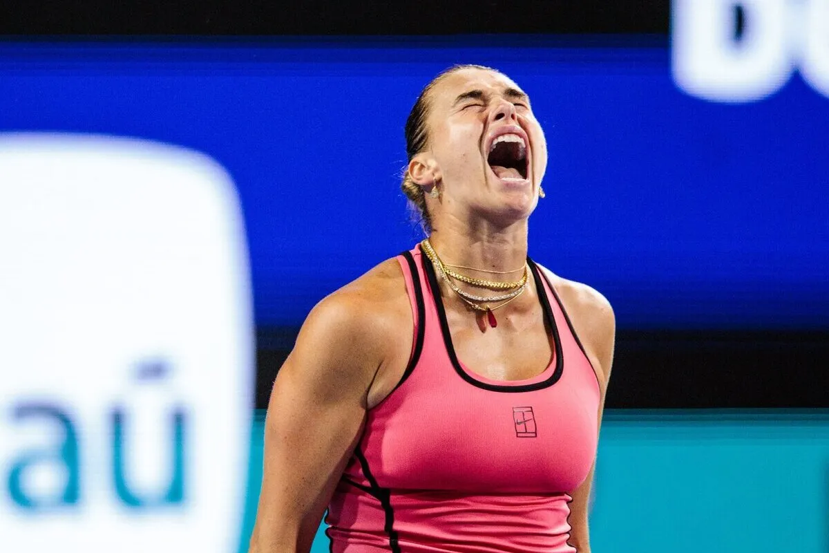 Эмоции белоруски. Фото: соцсети турнира Miami Open
