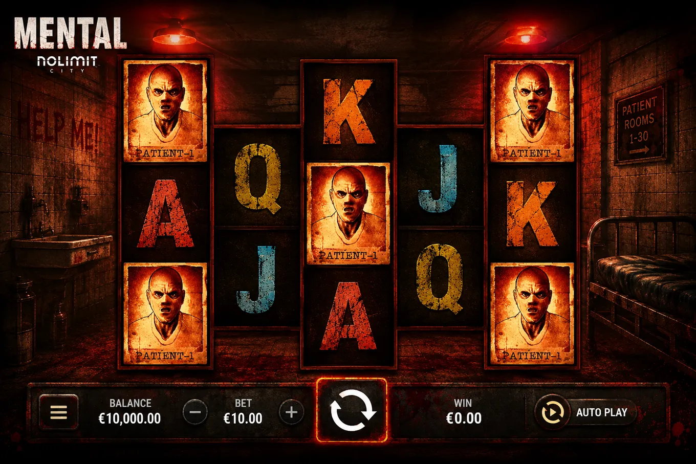 игровое поле Mental с барабанами 3-2-3-2-3