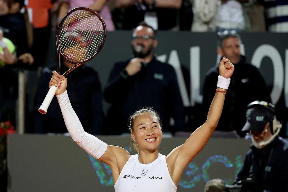 Чжэн Циньвэнь. Фото: WTA