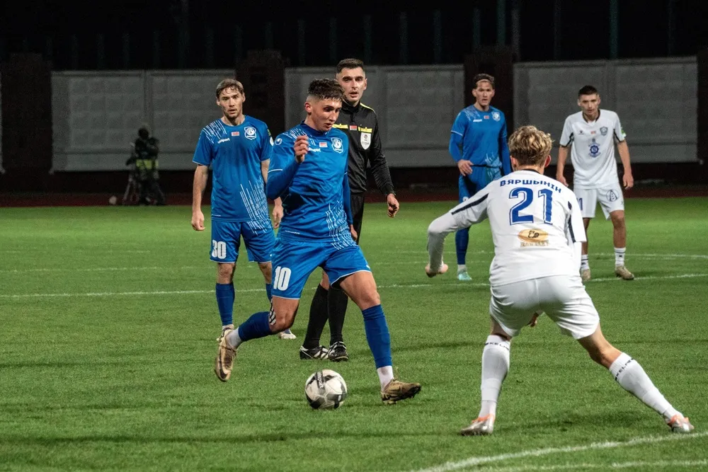 «Витебск» пока идет пятым. Фото: ФК «Витебск»