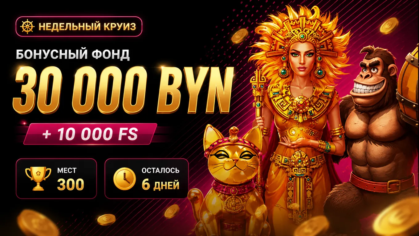 Турнир «Недельный круиз» в Fonbet с розыгрышем 30 000 BYN и 10 000 FS