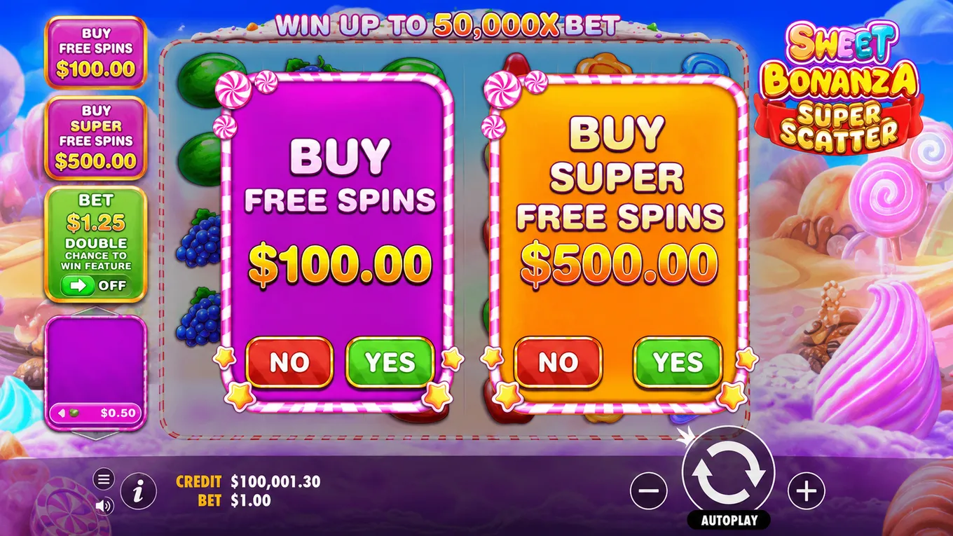 Sweet Bonanza Super Scatter