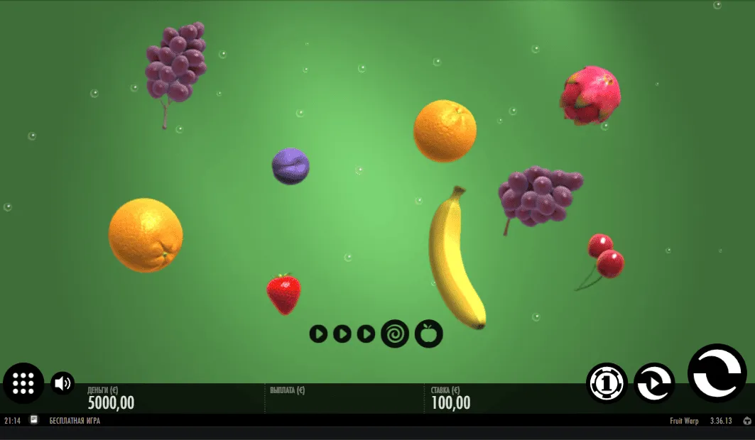 играть в demo Fruit Warp