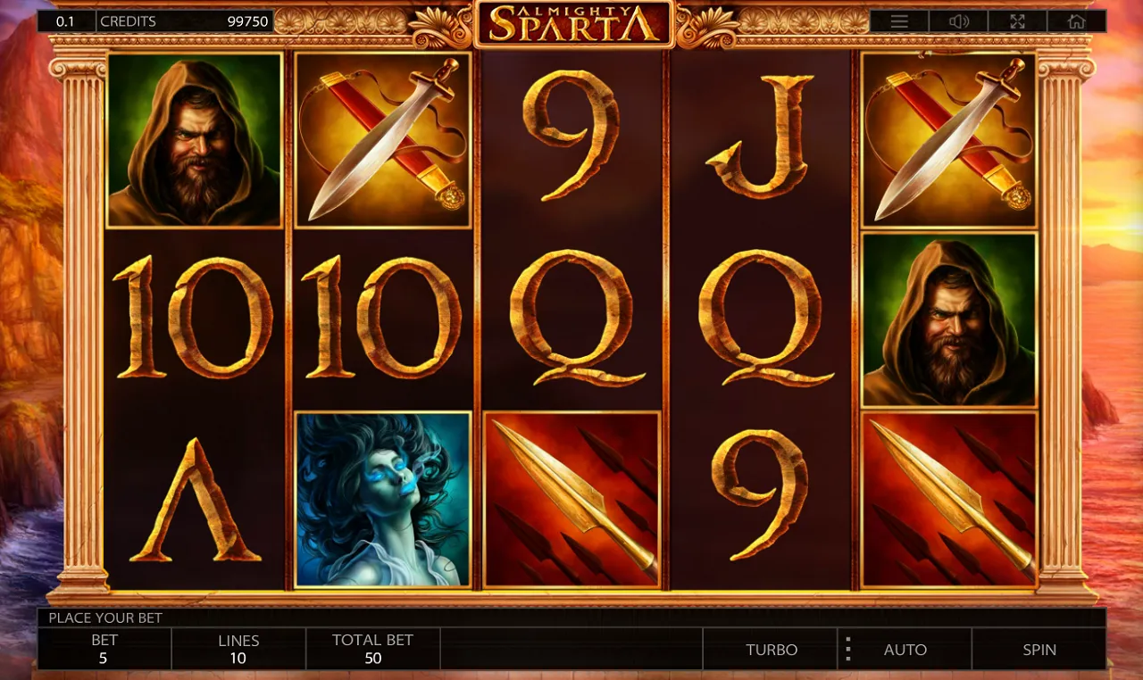 Almighty Sparta игровое поле