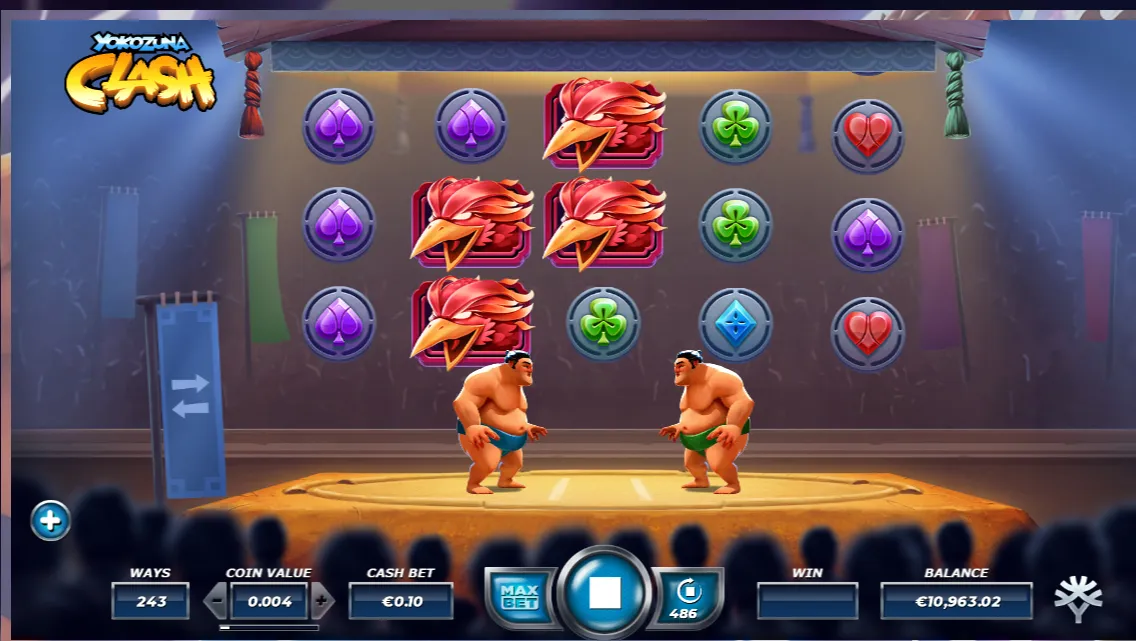 Yokozuna Clash интерфейс