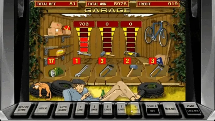Играть в игровой автомат Garage в demo