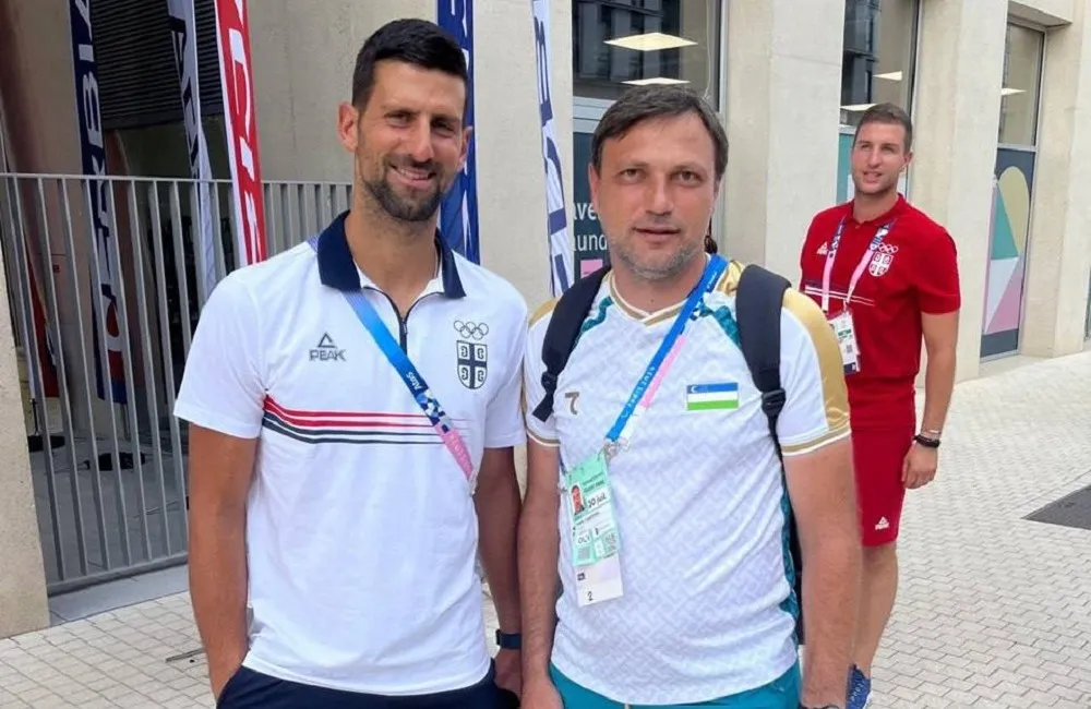 Новак Джокович и Михаил Еремчук