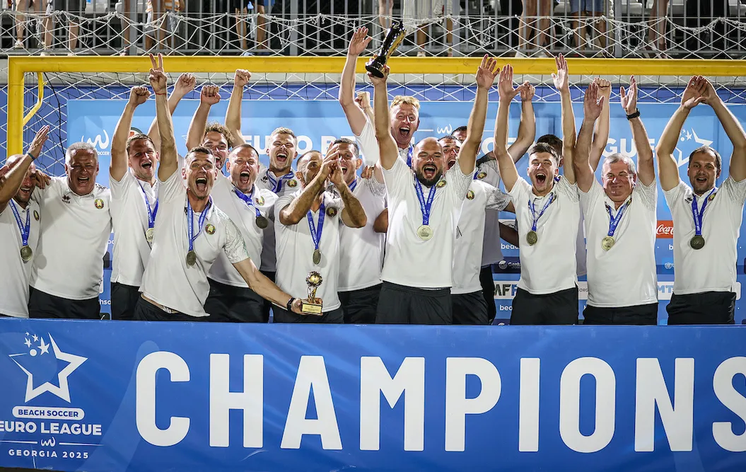 Белорусы стали лучшими на этапе Евролиги в Батуми. Фото: Beach Soccer Worldwide