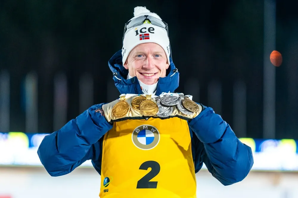 Йоханнес Тиннес Бе – 20-кратный чемпион мира. Фото: IBU
