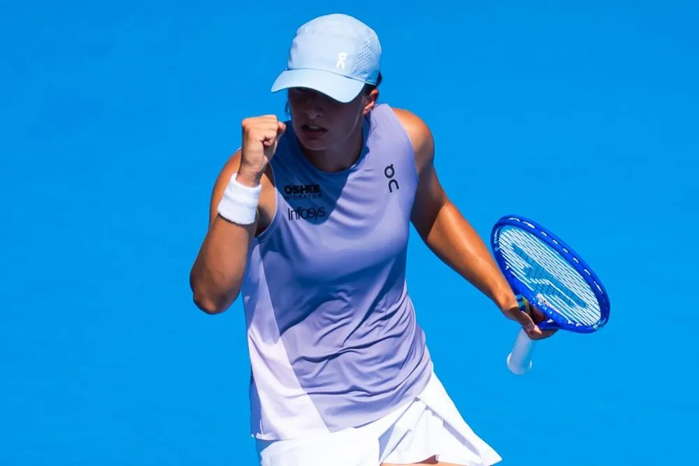 Ига Швентек. Фото: WTA