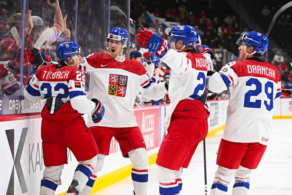 Чехия обеспечила себя медалью на четвертом МЧМ подряд. Фото: IIHF