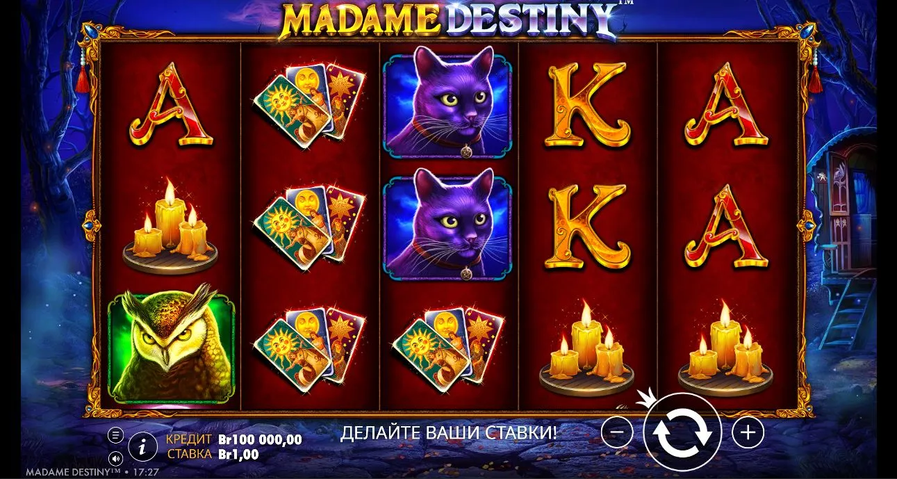 скриншот игрового поля Madame Destiny — базовая игра