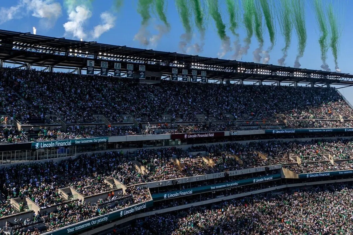Трибуны «Lincoln Financial Field». Фото: соцсети стадиона