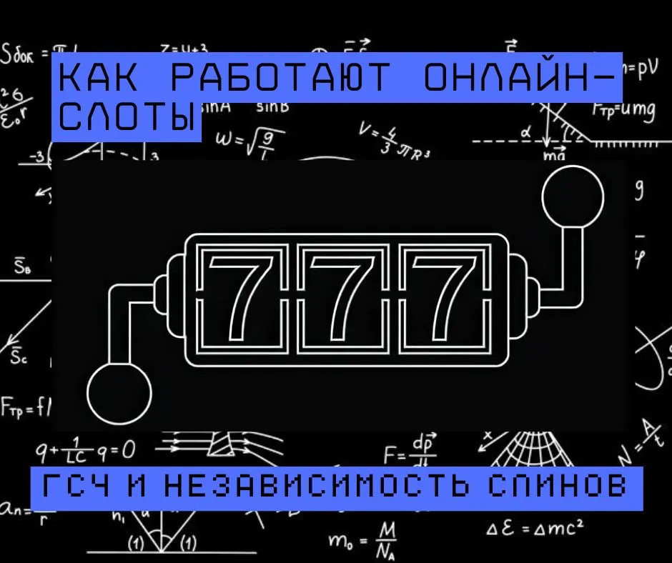 Как работают онлайн-слоты: ГСЧ и независимость спинов