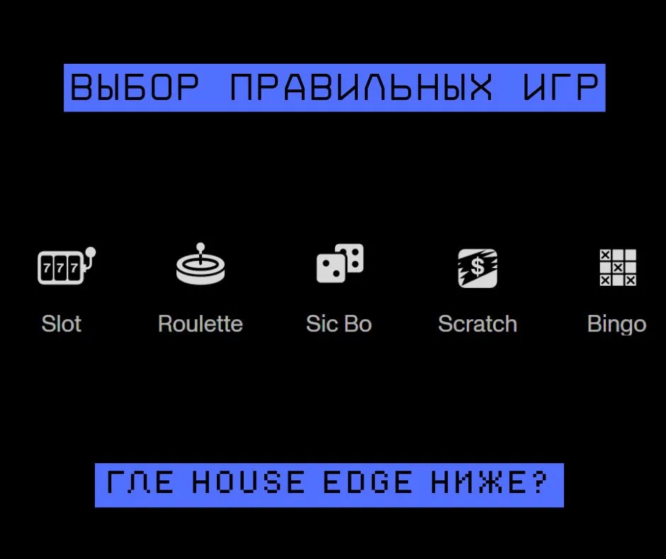Выбор правильных игр: где House Edge ниже?
