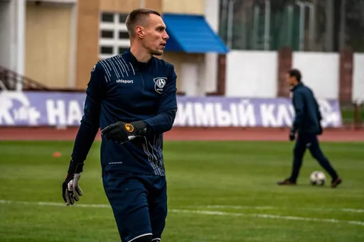 Голкипер «Витебска» Харитонов подвел итоги встречи Высшей лиги с «Ислочью»