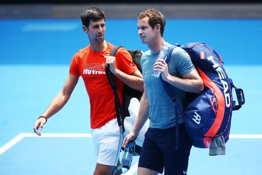 Джокович провёл первую тренировку с Марреем перед стартом Australian Open — 2025