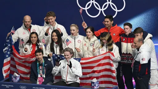 Сборная США выиграла командный турнир по фигурному катанию на ОИ-2026