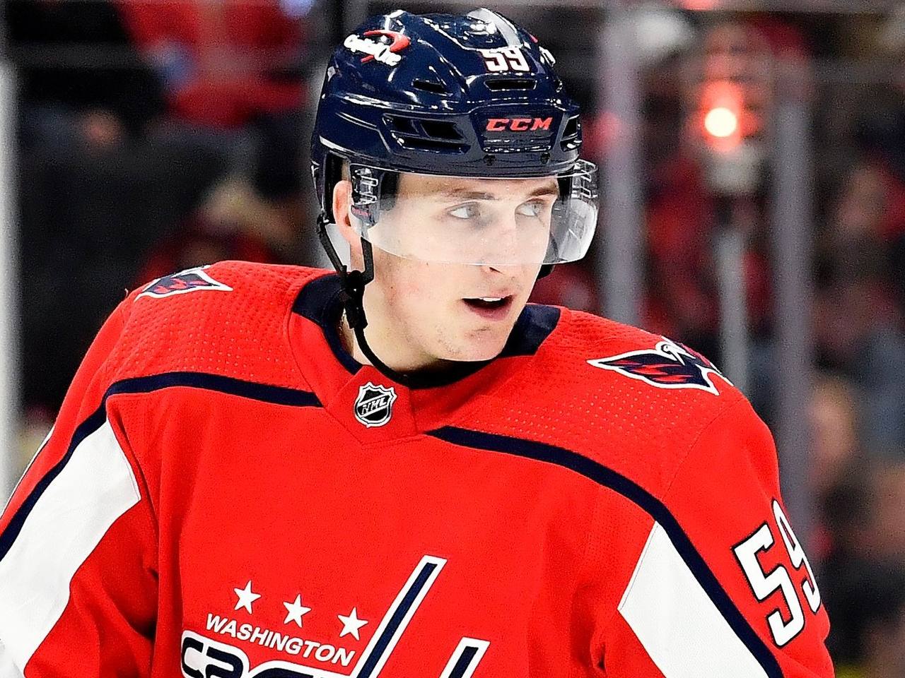 Алексей Протас сыграл сотый матч в НХЛ за «Вашингтон»